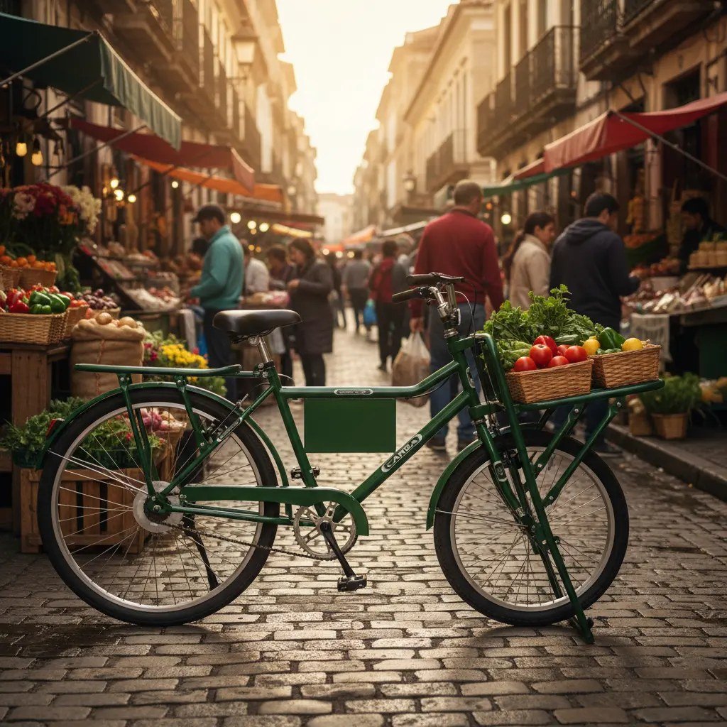 Bicicleta Cargueira Aço Aro 26/20